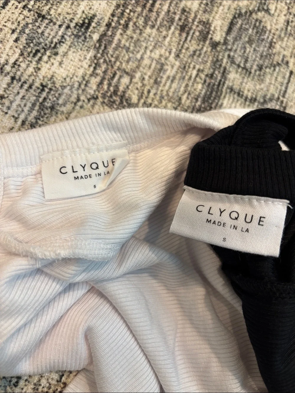 Clyque Ribbed Square-Neck Open Back Bodysuits - Picture 5 of 6